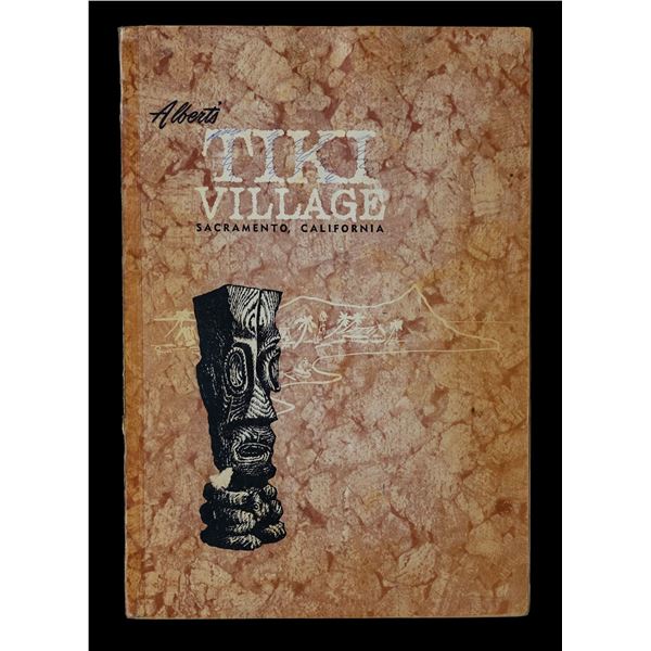 ALBERT'S TIKI VILLAGE RESTAURANT MENU - SACRAMENTO, CA.