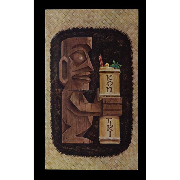 STEVE CRANE'S KON TIKI RESTAURANT MENU - MONTREAL, CANADA.