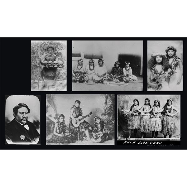 HAWAIIAN GLASS SLIDES: PEOPLE OF HAWAII.