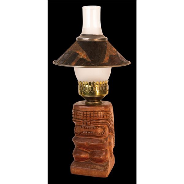 HAWAIIAN GOD ALI'I TABLE LAMP.