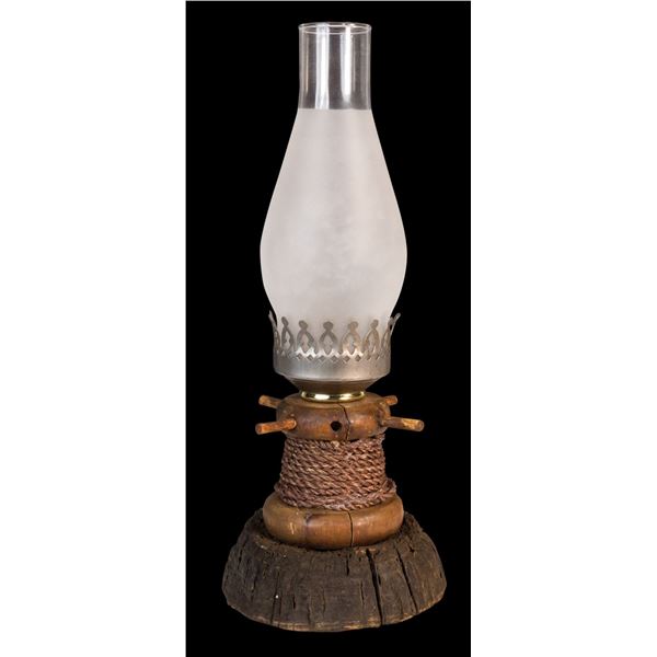 #1406 SHIP'S "CAPSTAN LAMP" TABLE LAMP VARIATION PROTOTYPE.