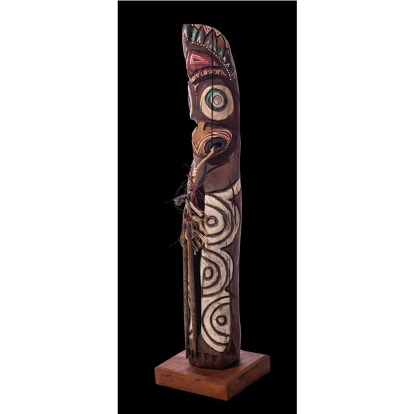 PAPUA NEW GUINEA SLIT-DRUM TIKI.