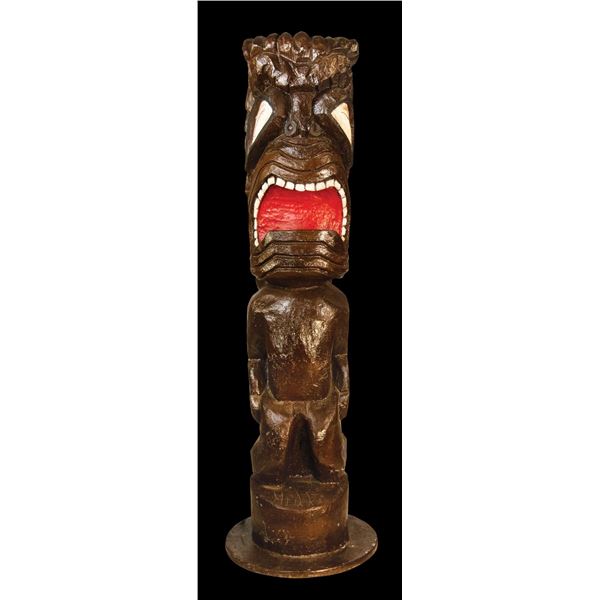 SEA & JUNGLE GARY HEIKKA SIGNATURE FIBERGLASS "BIG MOUTH" TIKI.