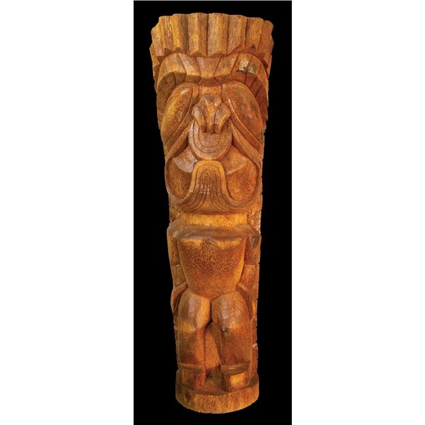 CLASSIC OCEANIC ARTS KU HAWAIIAN WAR GOD PALM TIKI.