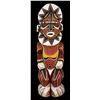 Image 1 : MASSIVE #134 "NEW GUINEA ABELAM FIGURE" 6 FOOT PALMWOOD TIKI.