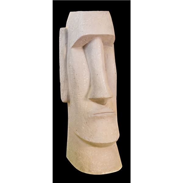 OCEANIC ARTS - CRAZY AL EVANS COLLABORATION FIBERGLASS STONE MOAI.