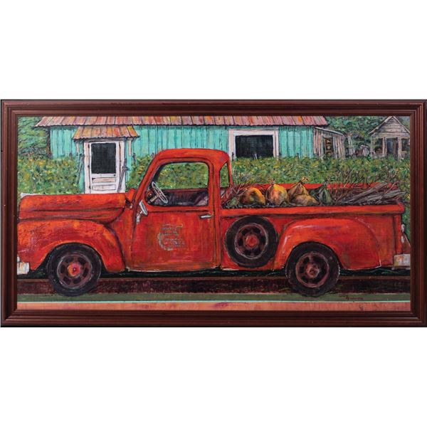 LEROY SCHMALTZ - "HAWAII HAULING" ACRYLIC PAINTING.