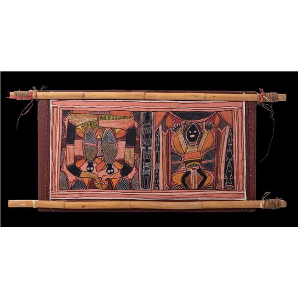 LEROY SCHMALTZ - ABORIGINAL ART "YINIKARRA YINIKARRKA - WINDSPIRIT WINDSPIRIT" PAINTING.