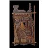 Image 1 : LEROY SCHMALTZ - "TIKI CONJOIN" MODERNIST CARVED PAINTING.