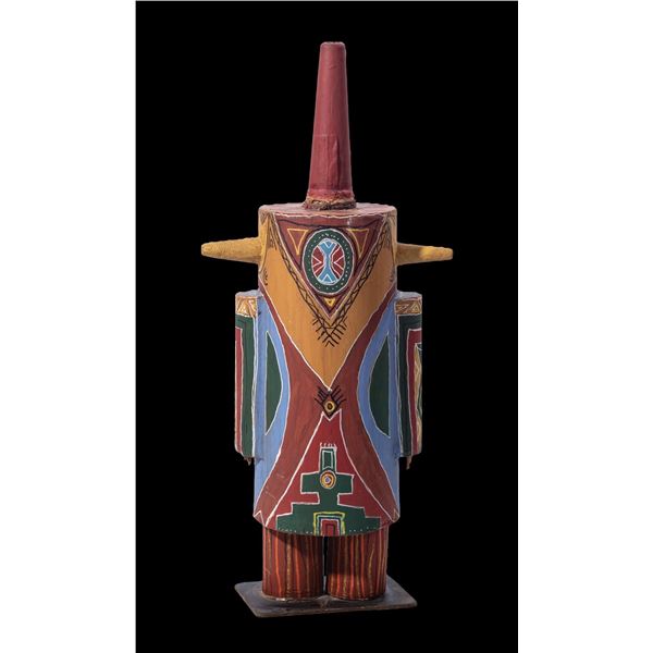 LEROY SCHMALTZ - HOPI KACHINA DOLL ON BASE.