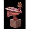 Image 1 : LEROY SCHMALTZ - "RED YELLOW SUNBIRD" SCULPTURE ON BASE.
