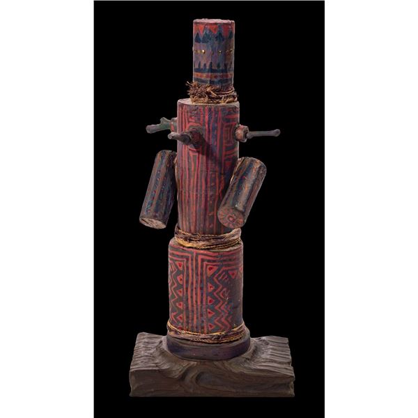 LEROY SCHMALTZ - "FANCIFUL FETISH No. 41 - SHAMAN TRIBAL COUNCIL OF FOUR" FIGURE.