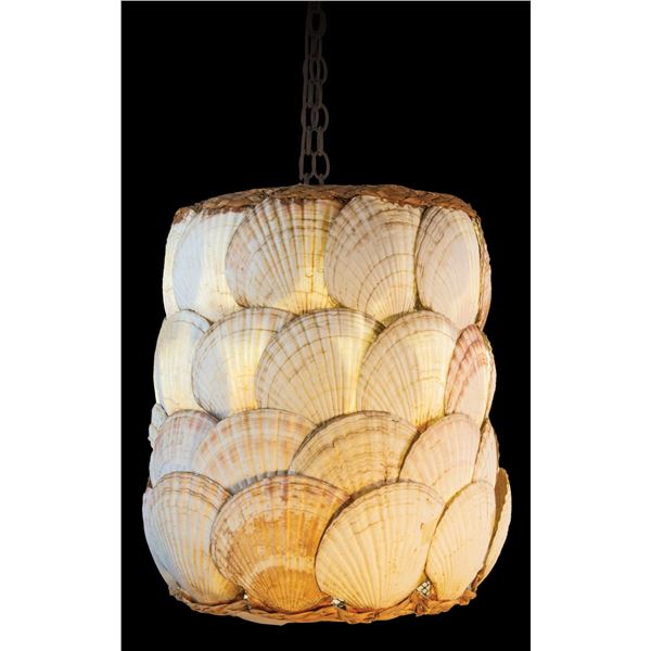 #2321-C "SEASHELL LIGHT" OA LAMP.