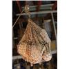 Image 1 : OA NAUTICAL SHOWROOM DISPLAY - SHIP'S CARGO NET PROP WITH SUPPLIES AND PULLEY.