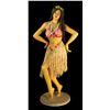 Image 1 : FIBERGLASS LIFE SIZE HULA GIRL FIGURE.