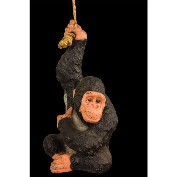 OA LUAU RENTAL DEPARTMENT HANGING CHIMPANZEE.
