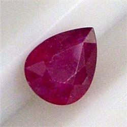 2.10 CTS OVAL RUBY 8x7 MM - HEAT TREATED