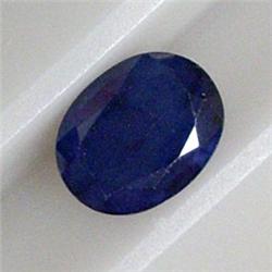 4.98 CTS OVAL SAPPHIRE 12x9 MM - HEAT TREATED
