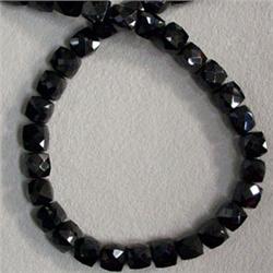80 CTS BLACK SPINEL STRAND 5x5 MM
