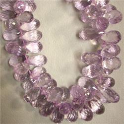 456 CTS AMETHYST BRIOLETTE STRAND 19x8-12x8 MM APPROX