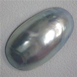 40x20 MM GRAY MOTHER OF PEARL SHELL