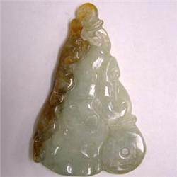 72 CTS CARVED JADE PIECE 52x35 MM