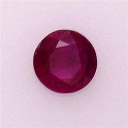 0.46 CTS ROUND RUBY 4.5 MM