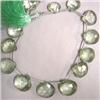 Image 1 : 168 CTS GREEN AMETHYST TEAR DROP STRAND 17-12 MM APPROX
