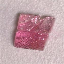 2.29 CTS CARVED TOURMALINE 7x8 MM