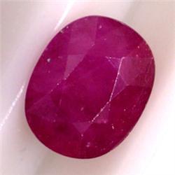 4.59 CTS OVAL RUBY 10x8 MM