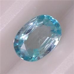 1 CTS OVAL NATURAL ZIRCON 7x5 MM