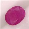 Image 1 : 1.60 CTS OVAL RUBY 9x7 MM