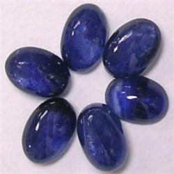 4 CTS LOT OF OVAL SAPPHIRE CABOCHON 6x4 MM