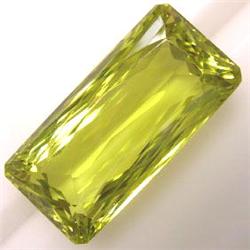 80 CTS EMERALD CUT LEMON CITRINE 35x17 MM