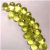 Image 1 : 107 CTS LEMON CITRINE BRIOLETTE STRAND 12x8 MM APPROX