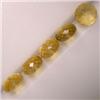 Image 1 : 20 CTS LOT OF 5 CITRINE RONDELLES 8.5 MM