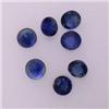Image 1 : 1.05 CTS LOT OF 7 ROUND SAPPHIRES 3 MM