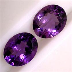 4.30 CTS 2 OVAL AMETHYSTS 10X8 MM