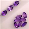 Image 1 : 4 CTS LOT OF 10 OVAL AMETHYSTS 6X4 MM