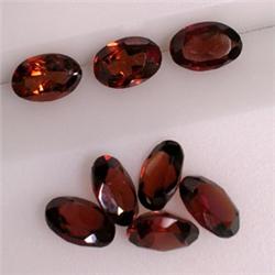 4.50 CTS LOT OF 8 OVAL GARNETS 6X4 MM