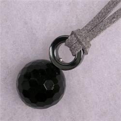 22 MM 14K AGATE UNISEX PENDANT W/ CORD