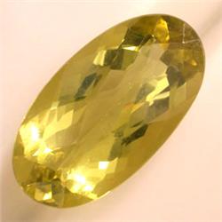 16.42 CTS OVAL LEMON CITRINE 25x13 MM