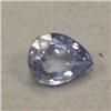 Image 1 : 0.39 CTS PEAR SHAPED SAPPHIRE 5x4 MM