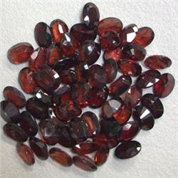53 CTS LOT OF OVAL SHAPED GARNET 7x5 MM