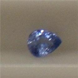 0.49 CTS PEAR SHAPED SAPPHIRE 5x3 MM