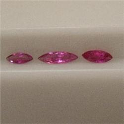 1.20 CTS LOT OF MARQUISE SHAPED PINK TOURMALINE - DIFFERENT SIZES