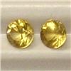 Image 1 : 0.55 CTS PAIR OF ROUND SAPPHIRE 4 MM