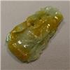 Image 1 : 85 CTS CARVED JADE 53x29 MM