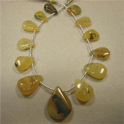 68 CTS SERPENTINE TEAR DROPS STRAND