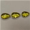Image 1 : 63 CTS LOT OF GREEN GOLD DROPS - TOP DRILLED